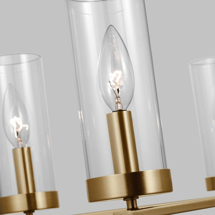 Visual Comfort Studio Canada - 3190305EN-848 - Five Light Chandelier - Zire - Satin Brass