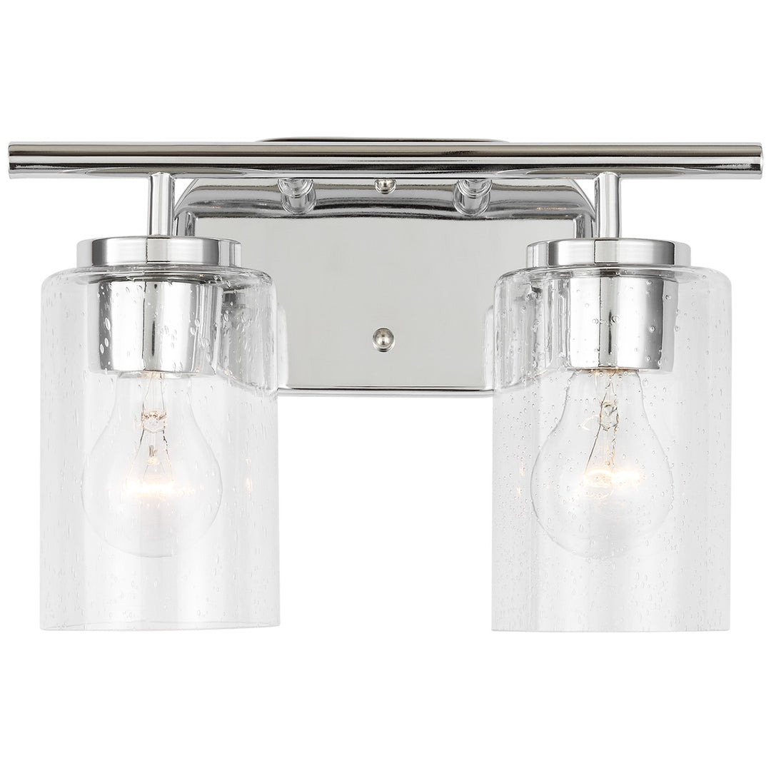 Oslo Two Light Wall / Bath in Chrome - available from The Lighting Shoppe, trusted by Canadian homeowners