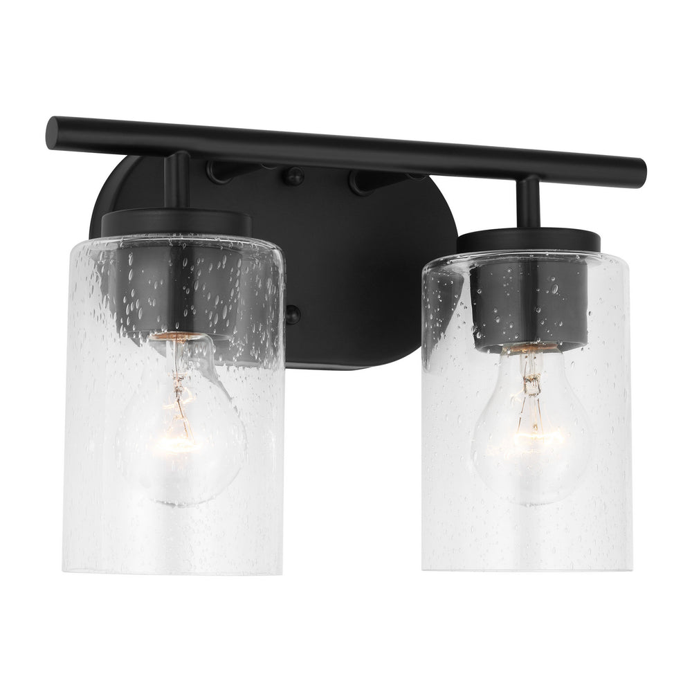 Generation Lighting Canada - 41171-112 - Two Light Wall / Bath - Oslo - Midnight Black