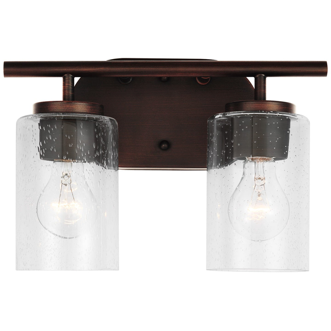 Oslo Two Light Wall / Bath in Bronze - available from The Lighting Shoppe, trusted by Canadian homeowners