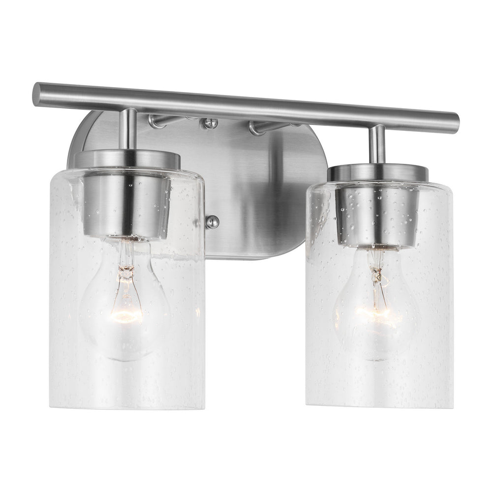 Generation Lighting Canada - 41171-962 - Two Light Wall / Bath - Oslo - Brushed Nickel