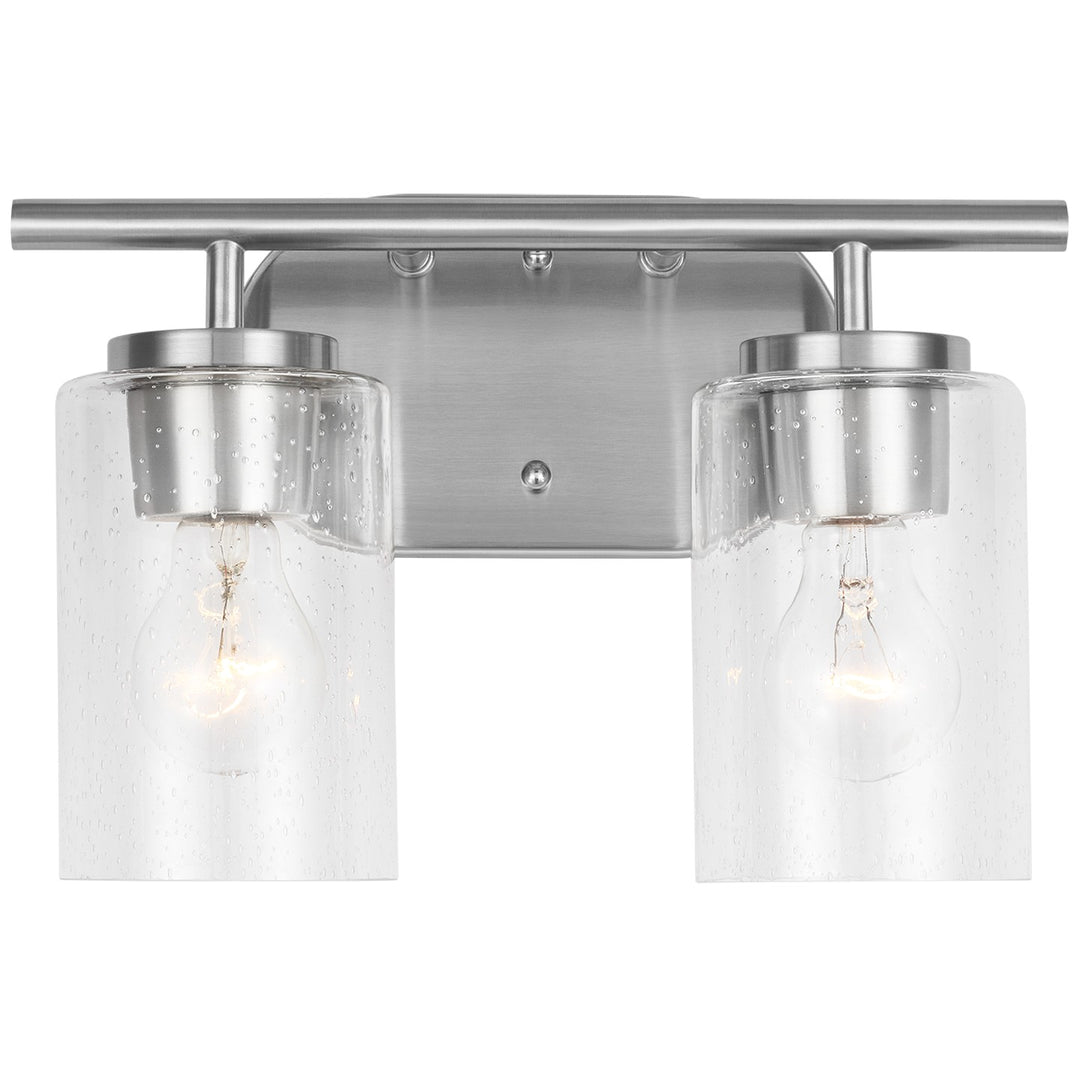 Oslo Two Light Wall / Bath in Brushed Nickel - available from The Lighting Shoppe, trusted by Canadian homeowners