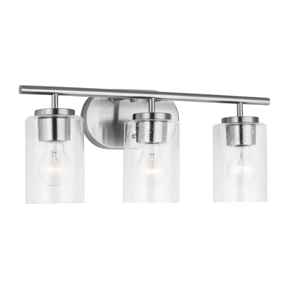 Generation Lighting Canada - 41172-962 - Three Light Wall / Bath - Oslo - Brushed Nickel