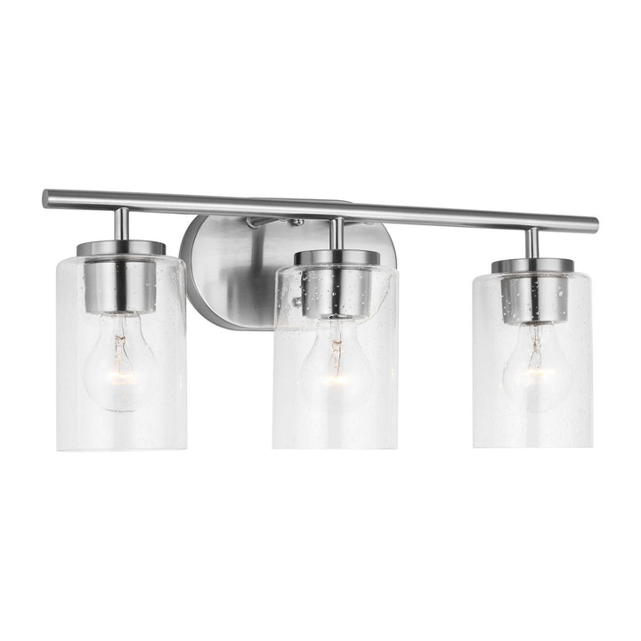 Generation Lighting Canada - 41172-962 - Three Light Wall / Bath - Oslo - Brushed Nickel