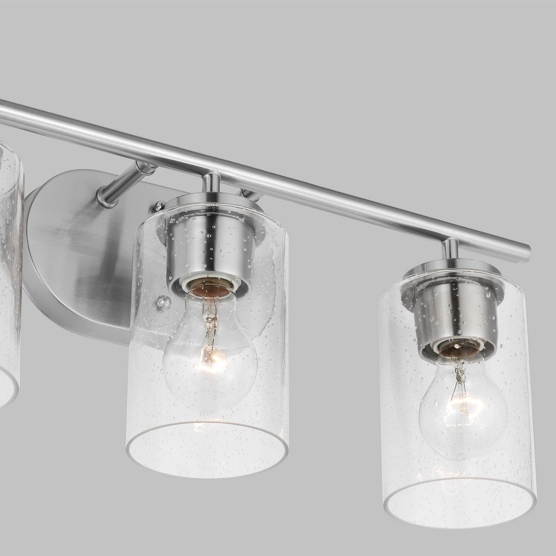 Generation Lighting Canada - 41172-962 - Three Light Wall / Bath - Oslo - Brushed Nickel