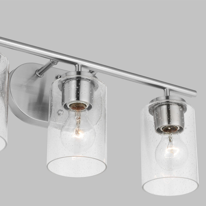 Generation Lighting Canada - 41172-962 - Three Light Wall / Bath - Oslo - Brushed Nickel