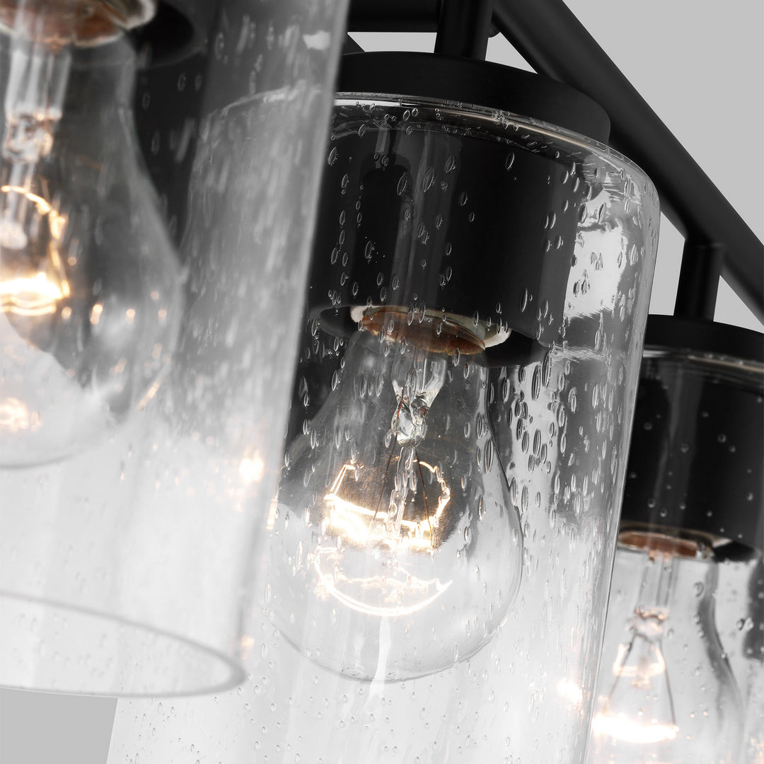 Generation Lighting Canada - 41173-112 - Four Light Wall / Bath - Oslo - Midnight Black