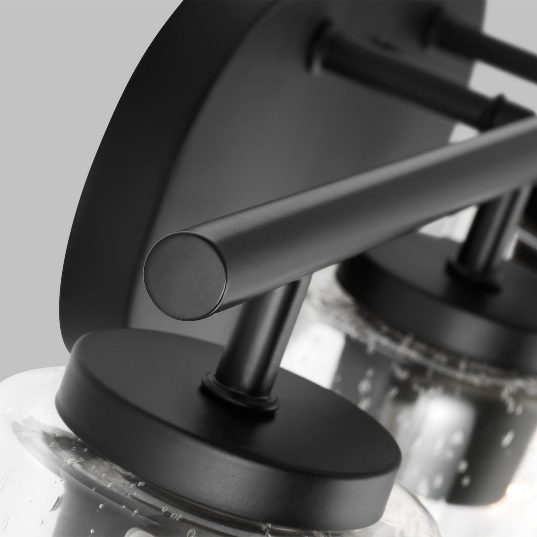 Generation Lighting Canada - 41173-112 - Four Light Wall / Bath - Oslo - Midnight Black