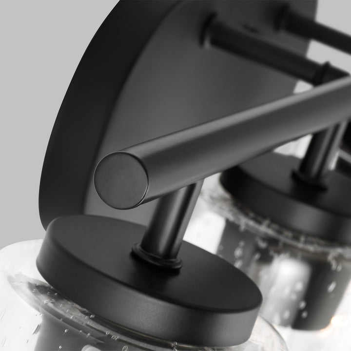 Generation Lighting Canada - 41173-112 - Four Light Wall / Bath - Oslo - Midnight Black