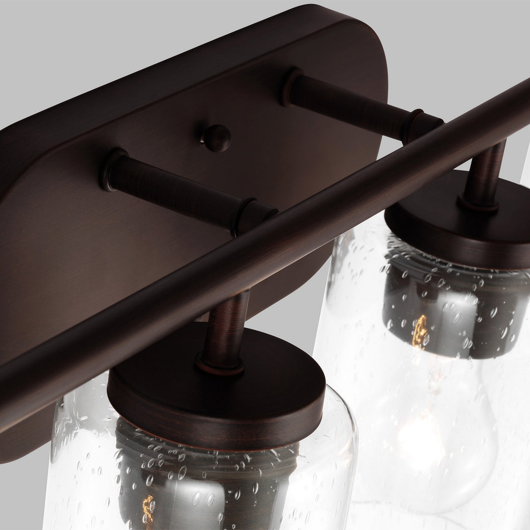 Generation Lighting Canada - 41173-710 - Four Light Wall / Bath - Oslo - Bronze