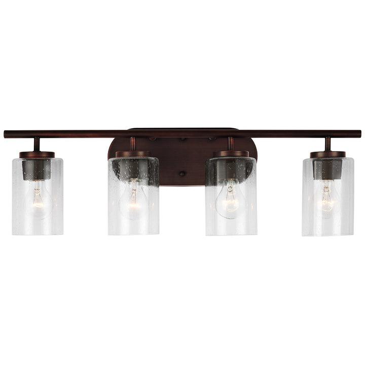 Oslo Four Light Wall / Bath in Bronze - available from The Lighting Shoppe, trusted by Canadian homeowners