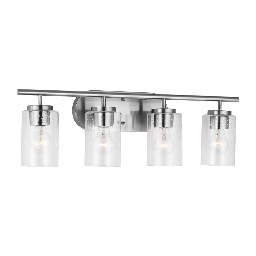 Generation Lighting Canada - 41173-962 - Four Light Wall / Bath - Oslo - Brushed Nickel