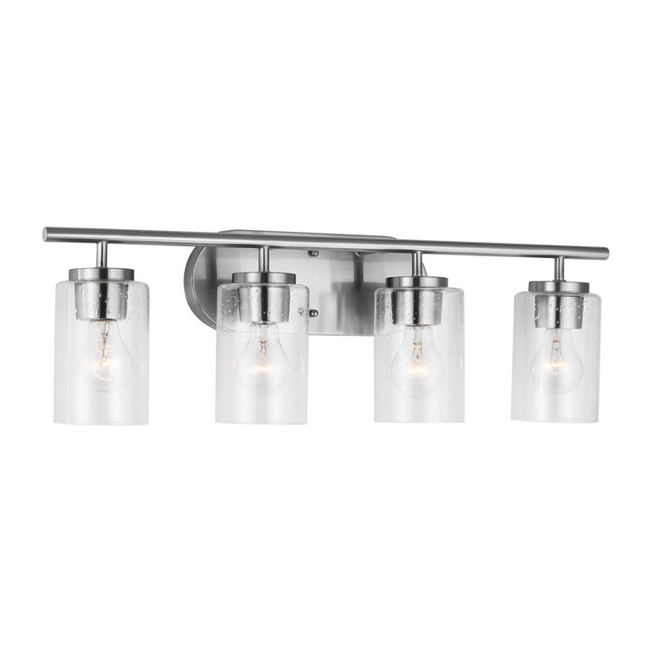 Generation Lighting Canada - 41173-962 - Four Light Wall / Bath - Oslo - Brushed Nickel