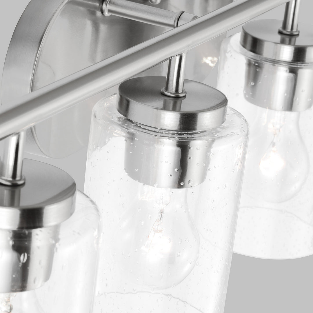 Generation Lighting Canada - 41173-962 - Four Light Wall / Bath - Oslo - Brushed Nickel