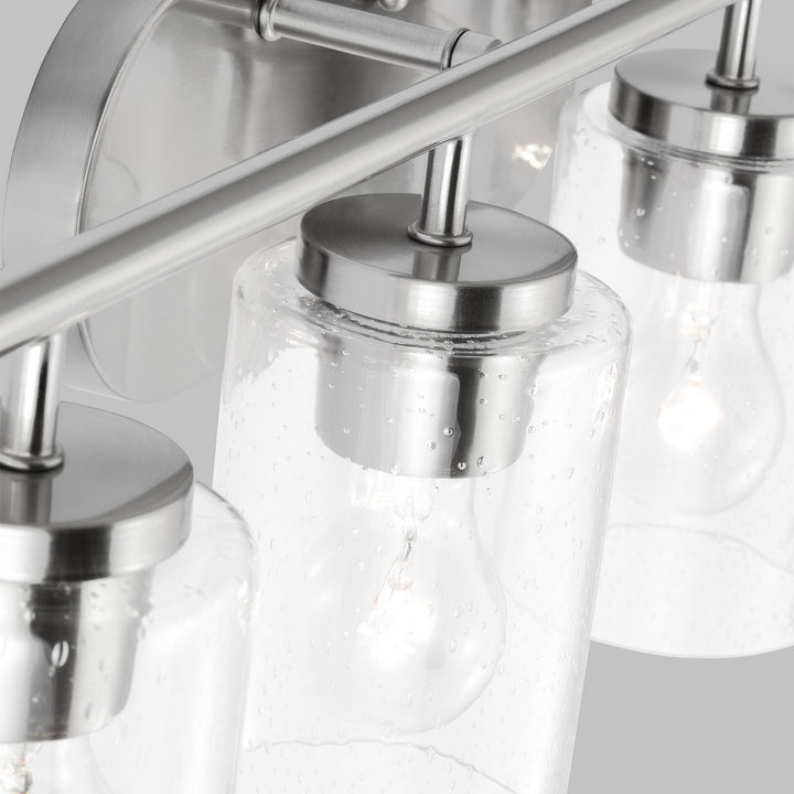 Generation Lighting Canada - 41173-962 - Four Light Wall / Bath - Oslo - Brushed Nickel