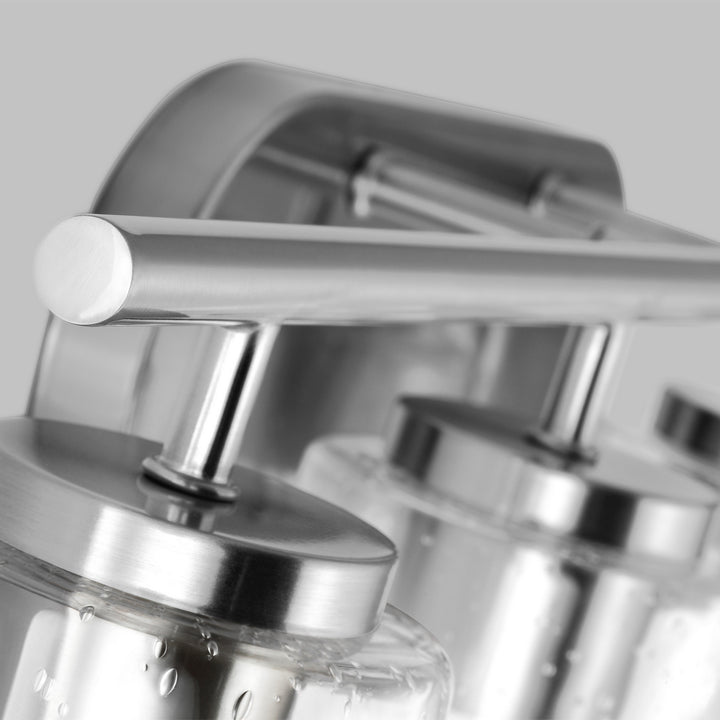 Generation Lighting Canada - 41173-962 - Four Light Wall / Bath - Oslo - Brushed Nickel