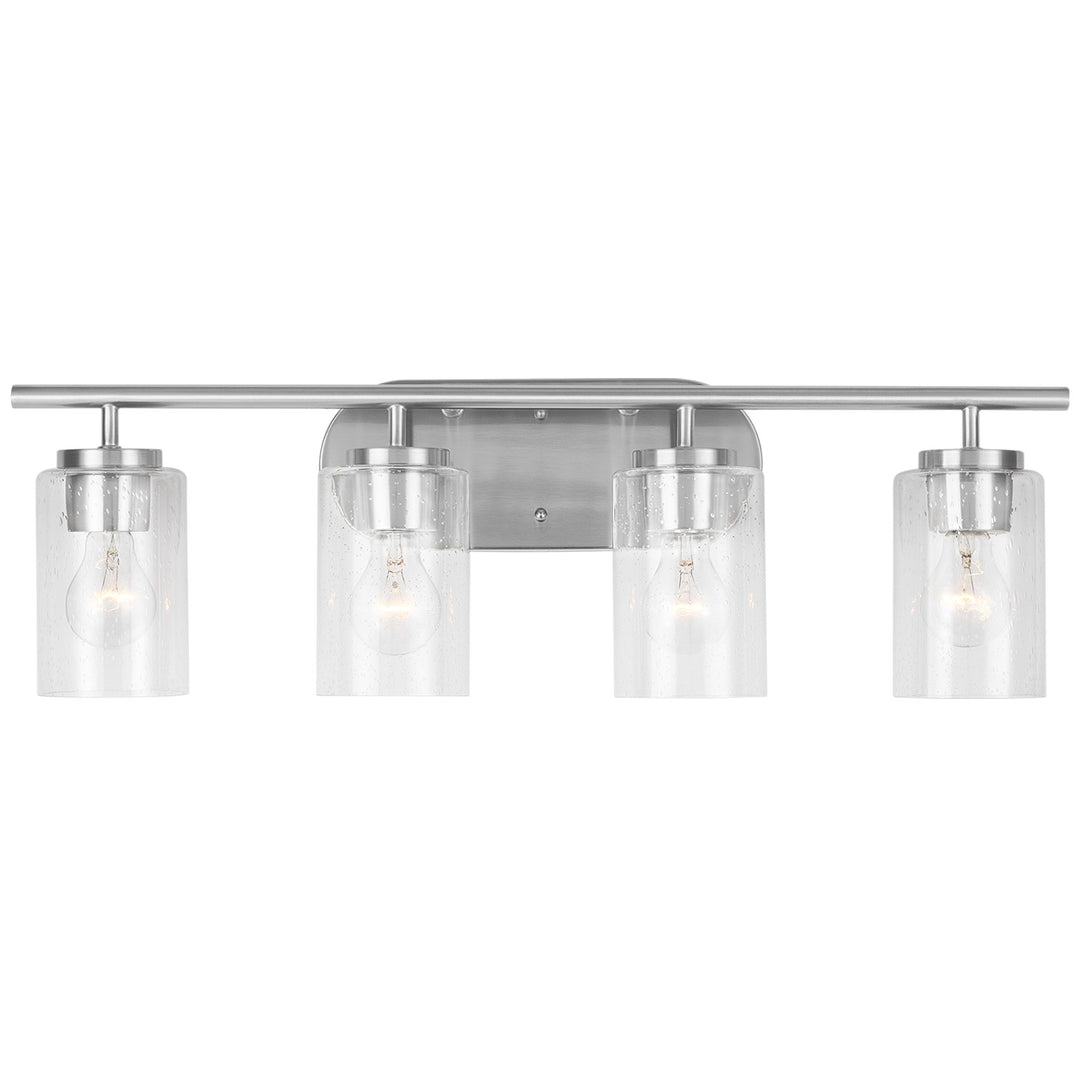 Oslo Four Light Wall / Bath in Brushed Nickel - available from The Lighting Shoppe, trusted by Canadian homeowners