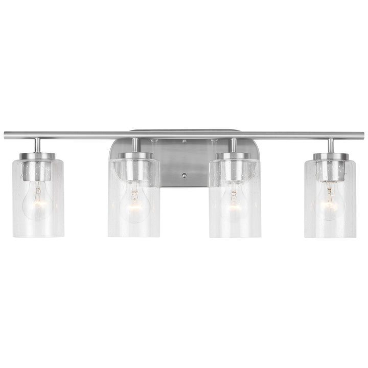 Oslo Four Light Wall / Bath in Brushed Nickel - available from The Lighting Shoppe, trusted by Canadian homeowners