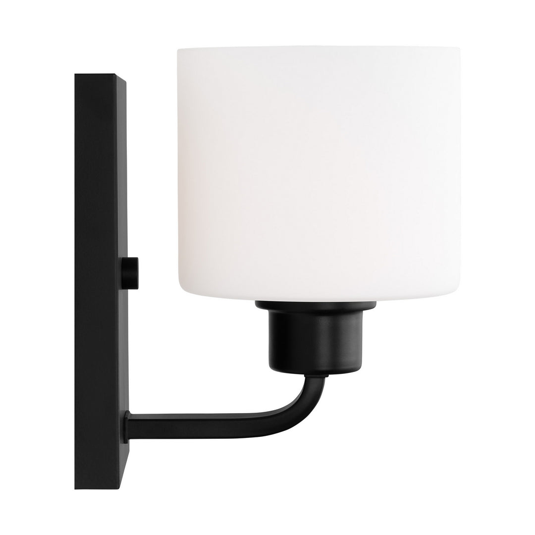 Generation Lighting Canada - 4128801-112 - One Light Wall / Bath Sconce - Canfield - Midnight Black