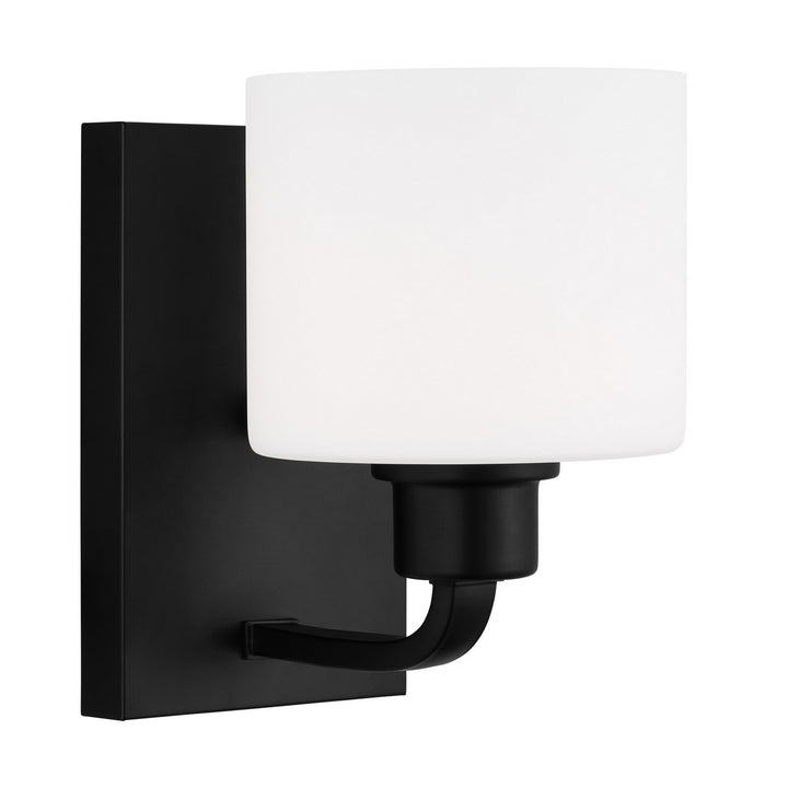 Generation Lighting Canada - 4128801-112 - One Light Wall / Bath Sconce - Canfield - Midnight Black