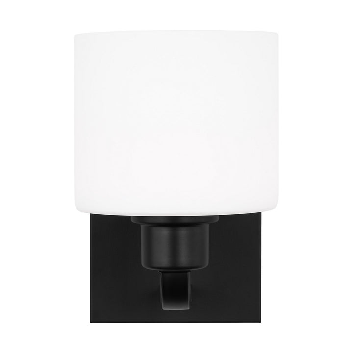 Generation Lighting Canada - 4128801EN3-112 - One Light Wall / Bath Sconce - Canfield - Midnight Black