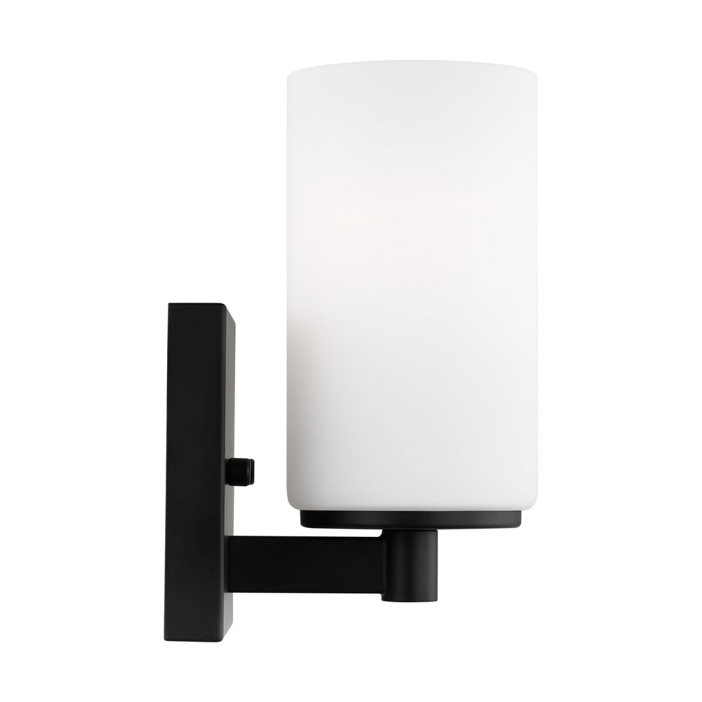 Generation Lighting Canada - 4139101-112 - One Light Wall / Bath Sconce - Hettinger - Midnight Black