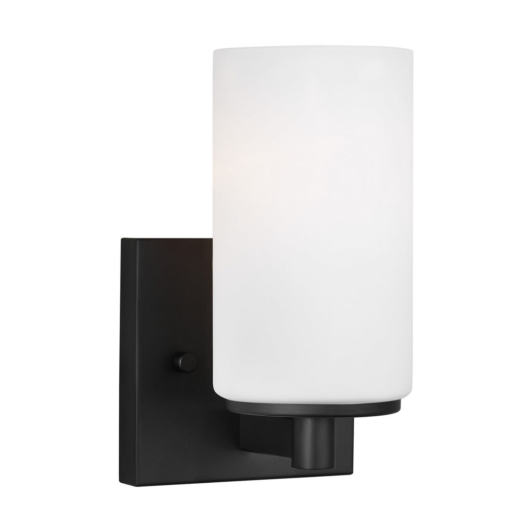 Generation Lighting Canada - 4139101-112 - One Light Wall / Bath Sconce - Hettinger - Midnight Black