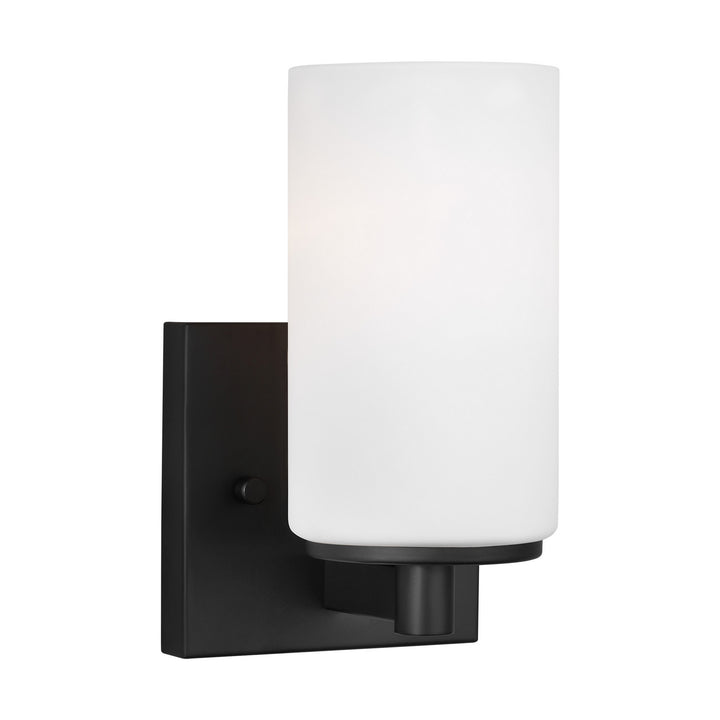 Generation Lighting Canada - 4139101-112 - One Light Wall / Bath Sconce - Hettinger - Midnight Black