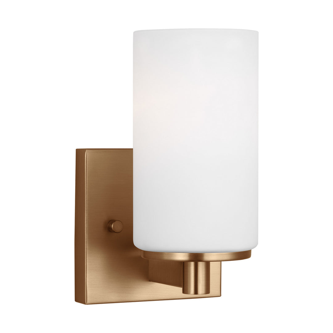 Generation Lighting Canada - 4139101-848 - One Light Wall / Bath Sconce - Hettinger - Satin Brass
