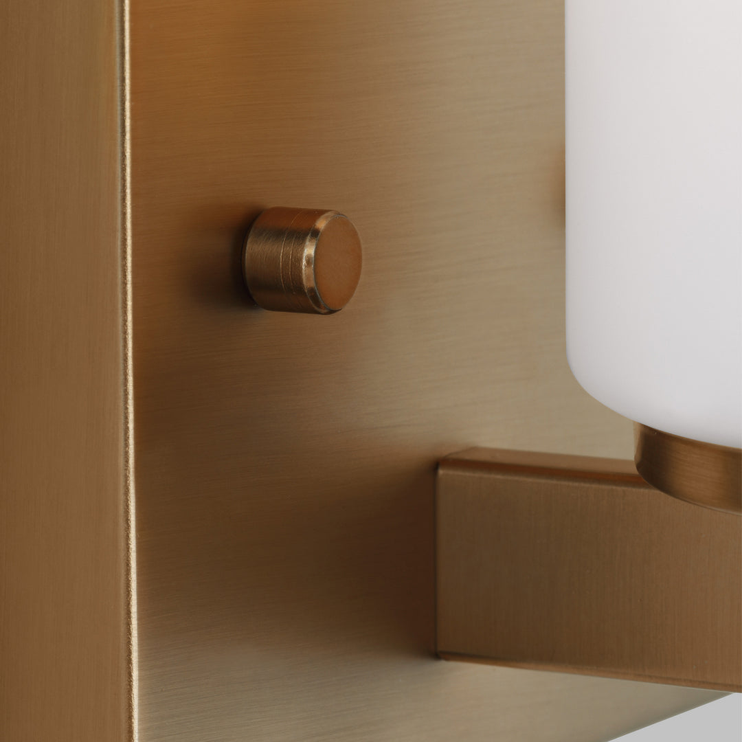 Generation Lighting Canada - 4139101-848 - One Light Wall / Bath Sconce - Hettinger - Satin Brass