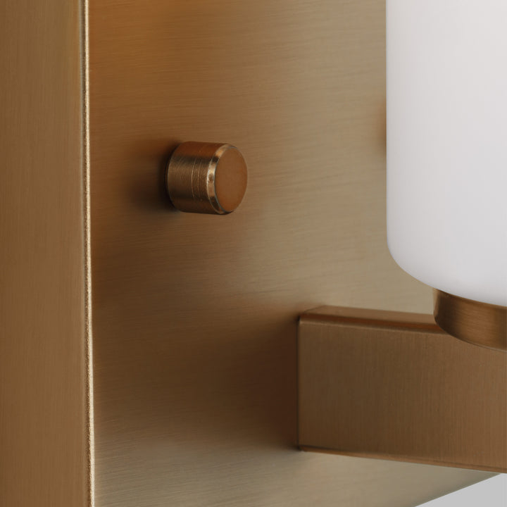 Generation Lighting Canada - 4139101-848 - One Light Wall / Bath Sconce - Hettinger - Satin Brass