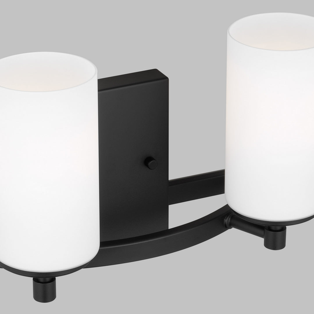 Generation Lighting Canada - 4424602-112 - Two Light Wall / Bath - Alturas - Midnight Black