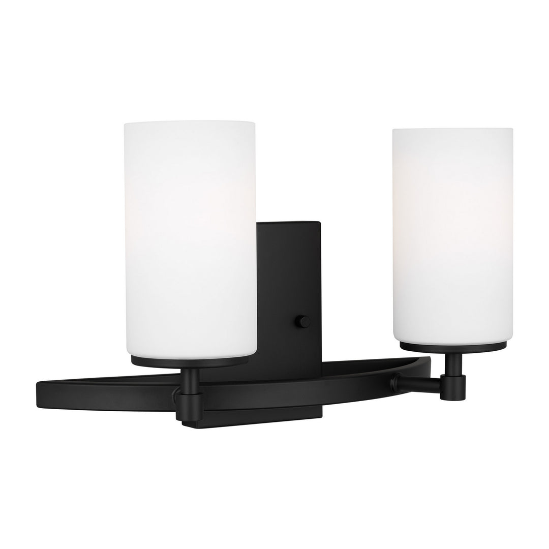 Generation Lighting Canada - 4424602-112 - Two Light Wall / Bath - Alturas - Midnight Black