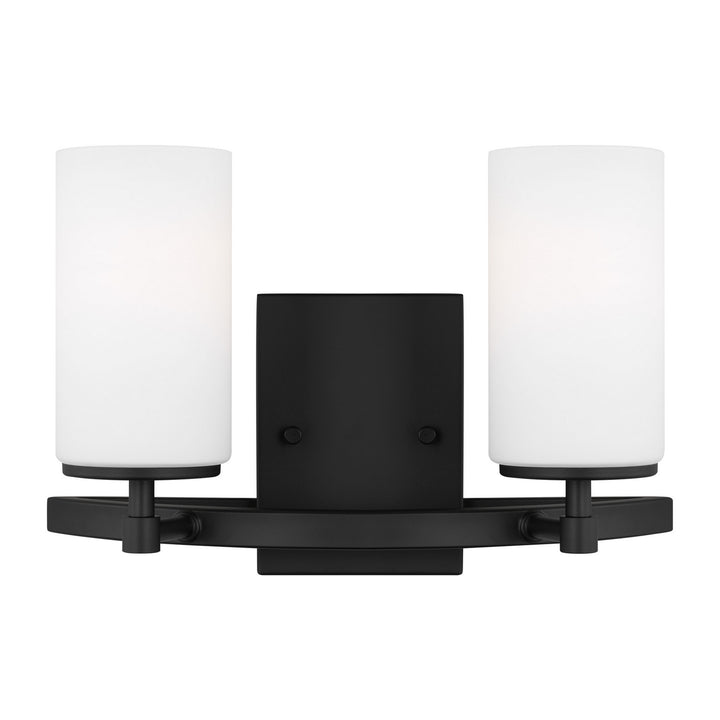 Generation Lighting Canada - 4424602EN3-112 - Two Light Wall / Bath - Alturas - Midnight Black
