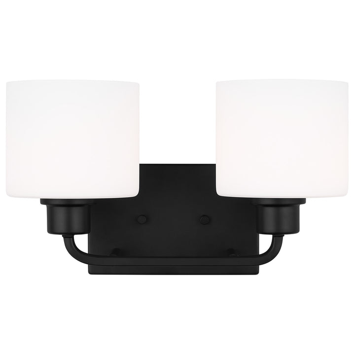 Generation Lighting Canada - 4428802-112 - Two Light Wall / Bath - Canfield - Midnight Black