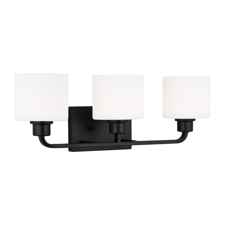 Generation Lighting Canada - 4428803EN3-112 - Three Light Wall / Bath - Canfield - Midnight Black