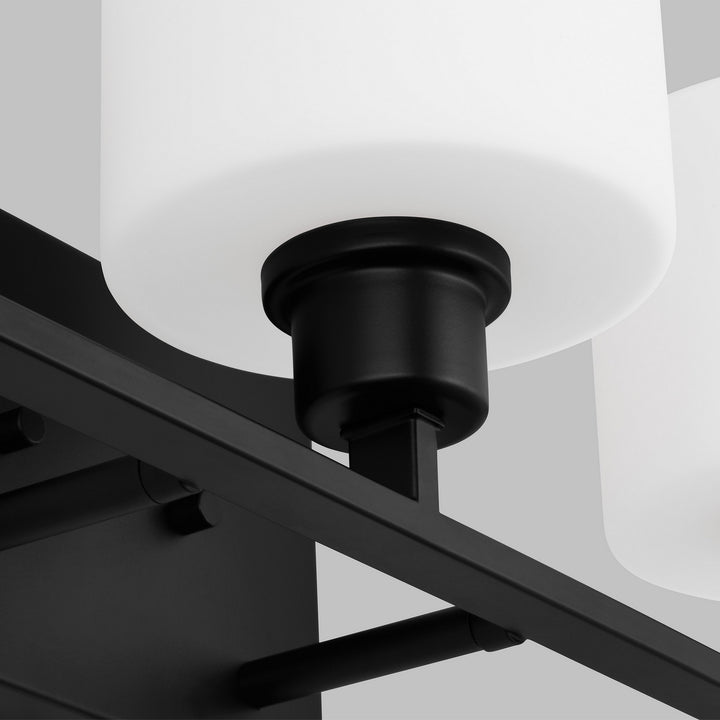 Generation Lighting Canada - 4428803EN3-112 - Three Light Wall / Bath - Canfield - Midnight Black