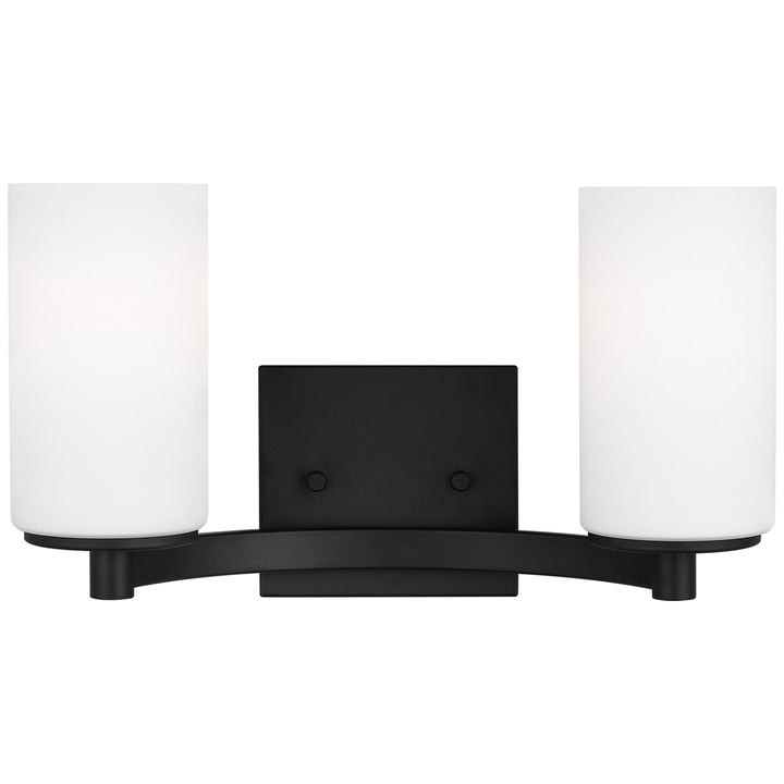 Generation Lighting Canada - 4439102-112 - Two Light Wall / Bath - Hettinger - Midnight Black