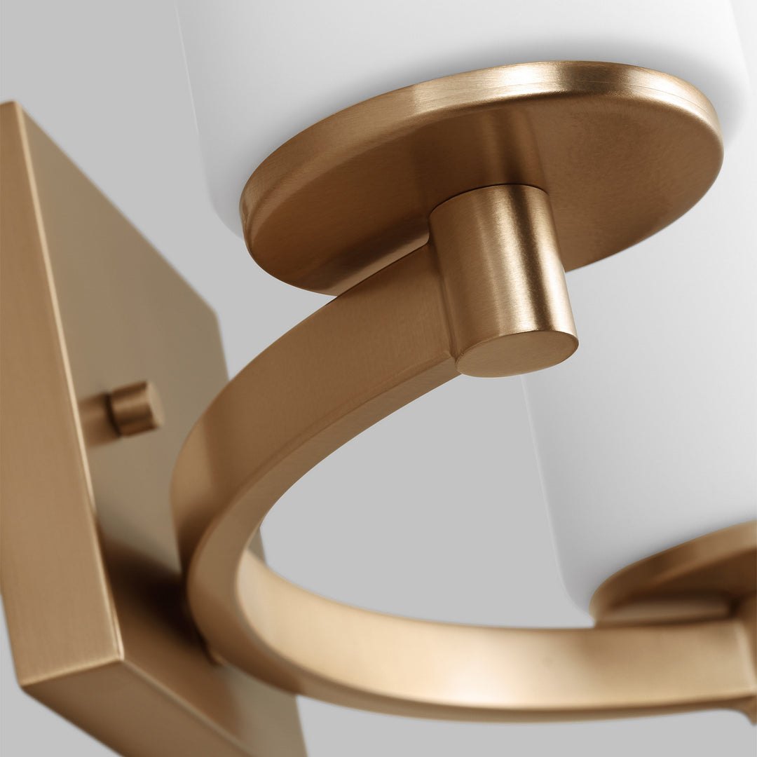 Generation Lighting Canada - 4439102-848 - Two Light Wall / Bath - Hettinger - Satin Brass