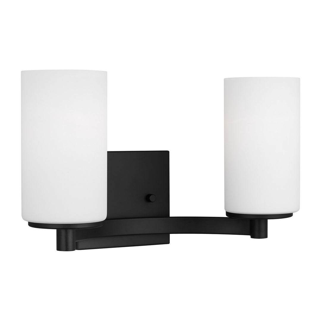 Generation Lighting Canada - 4439102EN3-112 - Two Light Wall / Bath - Hettinger - Midnight Black