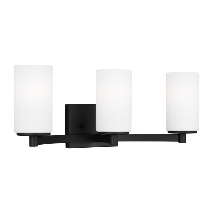 Generation Lighting Canada - 4439103-112 - Three Light Wall / Bath - Hettinger - Midnight Black