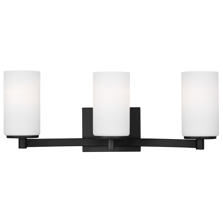 Generation Lighting Canada - 4439103-112 - Three Light Wall / Bath - Hettinger - Midnight Black