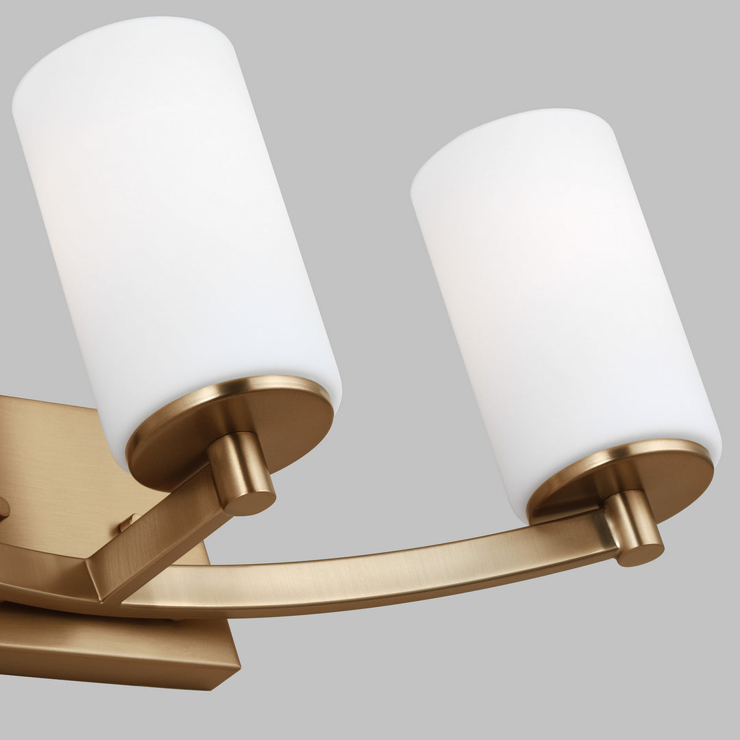 Generation Lighting Canada - 4439103-848 - Three Light Wall / Bath - Hettinger - Satin Brass