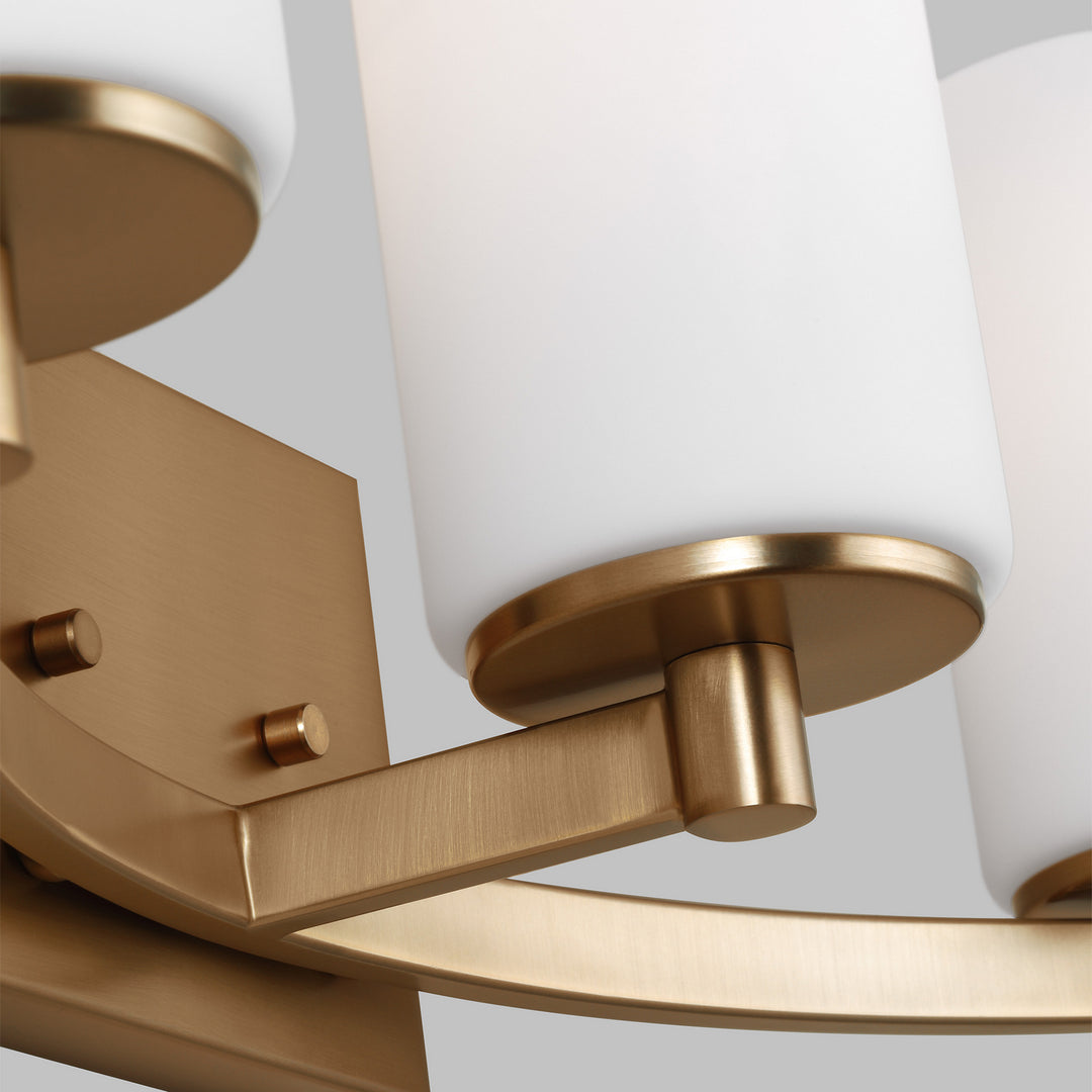 Generation Lighting Canada - 4439103EN3-848 - Three Light Wall / Bath - Hettinger - Satin Brass