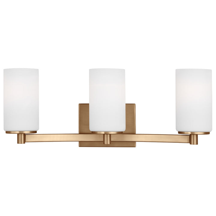Generation Lighting Canada - 4439103EN3-848 - Three Light Wall / Bath - Hettinger - Satin Brass