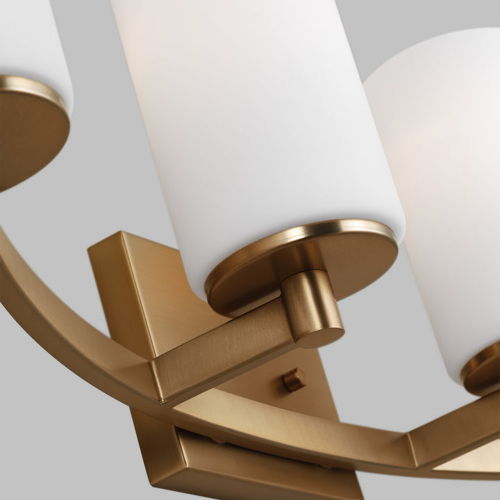 Generation Lighting Canada - 4439104-848 - Four Light Wall / Bath - Hettinger - Satin Brass