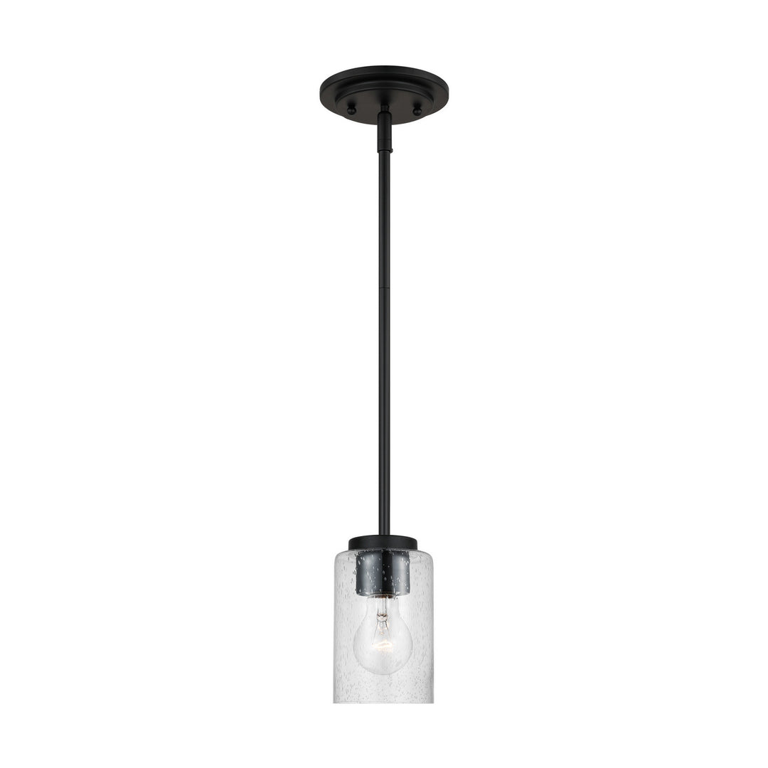 Generation Lighting Canada - 61170-112 - One Light Mini-Pendant - Oslo - Midnight Black