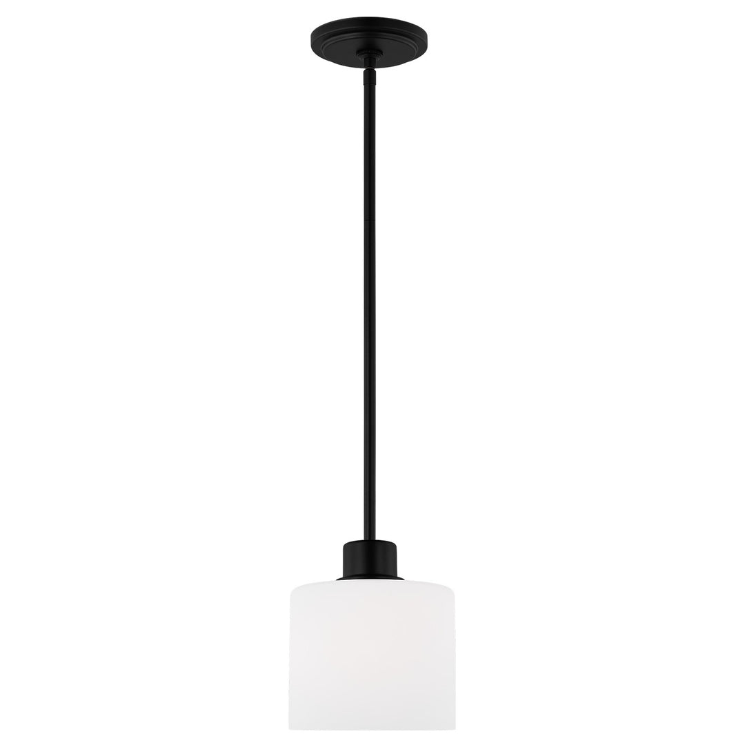 Canfield One Light Mini-Pendant in Midnight Black - available from The Lighting Shoppe, trusted by Canadian homeowners