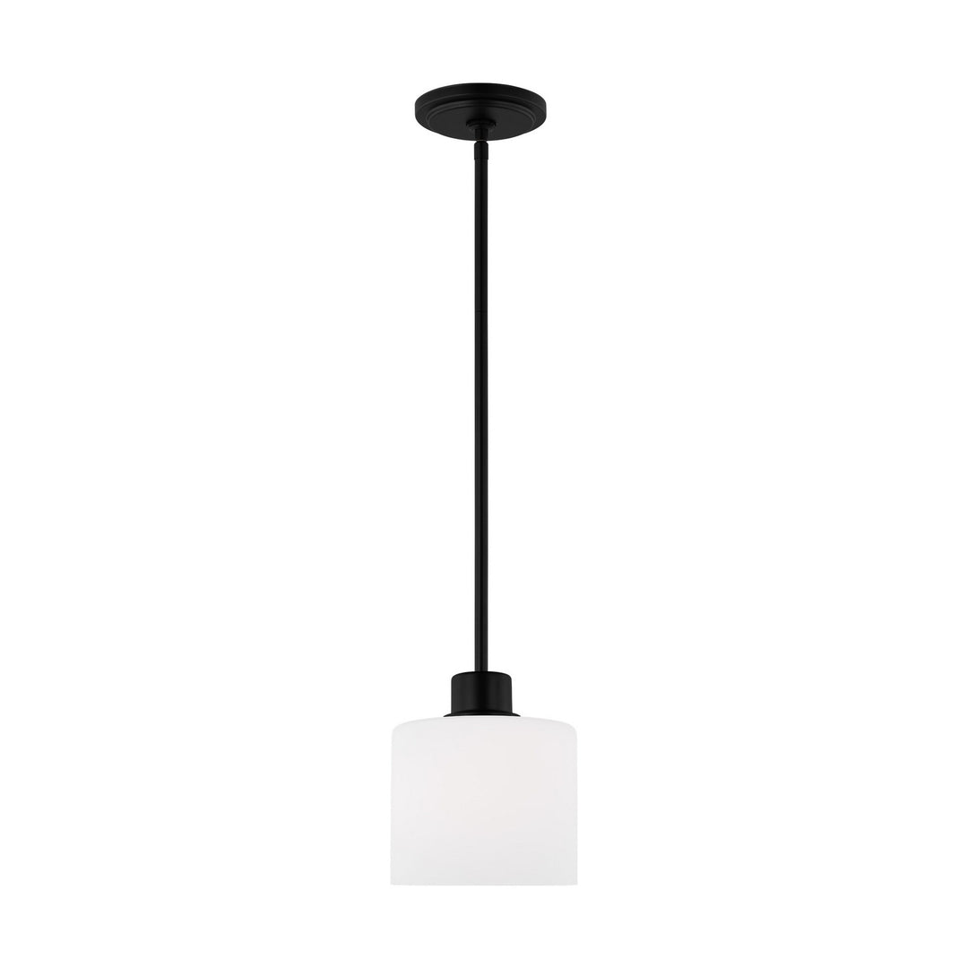 Canfield One Light Mini-Pendant in Midnight Black - available from The Lighting Shoppe, trusted by Canadian homeowners
