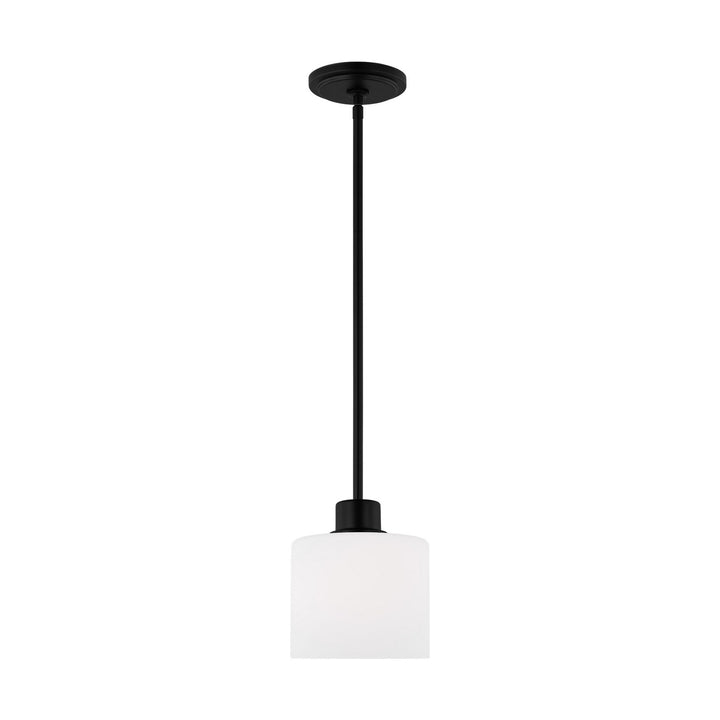 Generation Lighting Canada - 6128801EN3-112 - One Light Mini-Pendant - Canfield - Midnight Black
